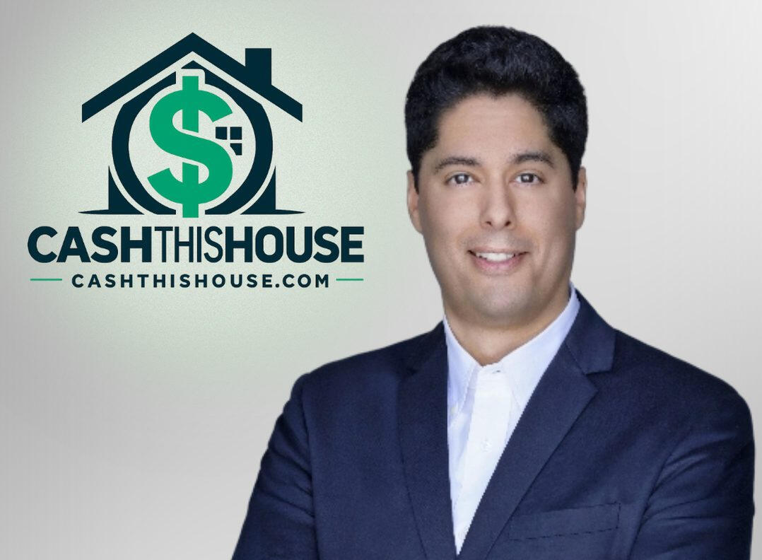 Jesse Soto, cash home buyer in San Antonio, TX, with the CashThisHouse.com logo